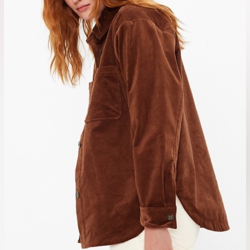 NWT GAP Oversized Corduroy Shirt Shacket Small - Picture 3 of 6